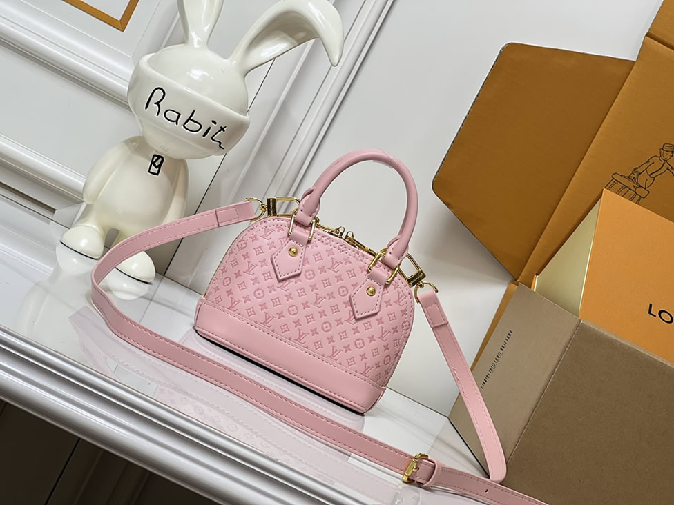 ルイヴィトン 2WAYバッグ モノグラム アンプラント ピンク アルマ BB M53152 - 画像 (6)