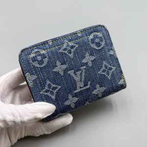 ルイヴィトン 二つ折り財布 モノグラム デニム ブルー ジッピー コインパース ルイヴィトン 二つ折り財布 モノグラム デニム ブルー ジッピー コインパース M82957