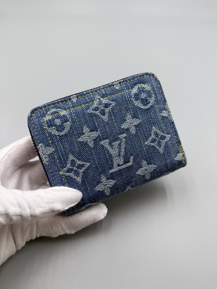 ルイヴィトン 二つ折り財布 モノグラム デニム ブルー ジッピー コインパース ルイヴィトン 二つ折り財布 モノグラム デニム ブルー ジッピー コインパース M82957
