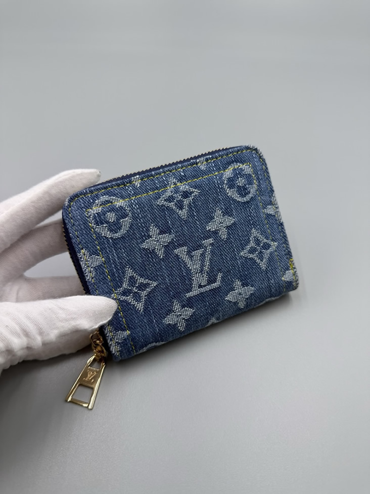 ルイヴィトン 二つ折り財布 モノグラム デニム ブルー ジッピー コインパース ルイヴィトン 二つ折り財布 モノグラム デニム ブルー ジッピー コインパース M82957 - 画像 (8)
