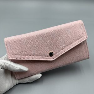 ルイヴィトン 長財布 モノグラム デニム ピンク ポルトフォイユ サラ M28280