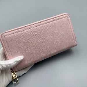 ルイヴィトン 長財布 モノグラム デニム ピンク ジッピー ウォレット ラウンドファスナー M82958