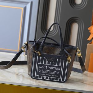 ルイヴィトン モノグラム ハンドバッグ ポーチ付き ブラウン M12061