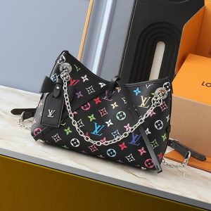 ルイヴィトン モノグラム マルチカラー チェーンハンドバッグ シルバー金具 M13014