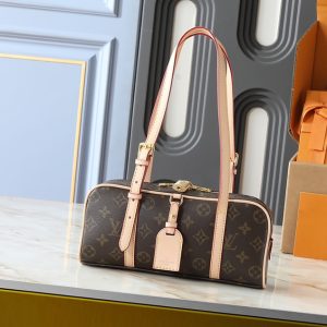ルイヴィトン モノグラム 横長ハンドバッグ ゴールド金具 M47031