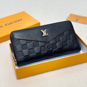 ルイヴィトン ダミエ アンフィニ ジッピーウォレット ブラック LV001