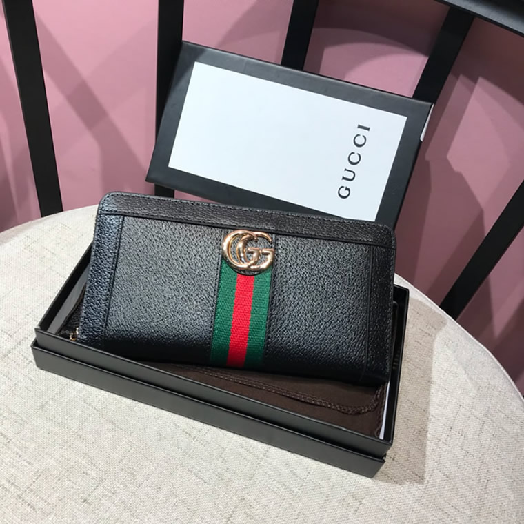 グッチ オフィディア ラウンドファスナー長財布 ブラック Gucci6029