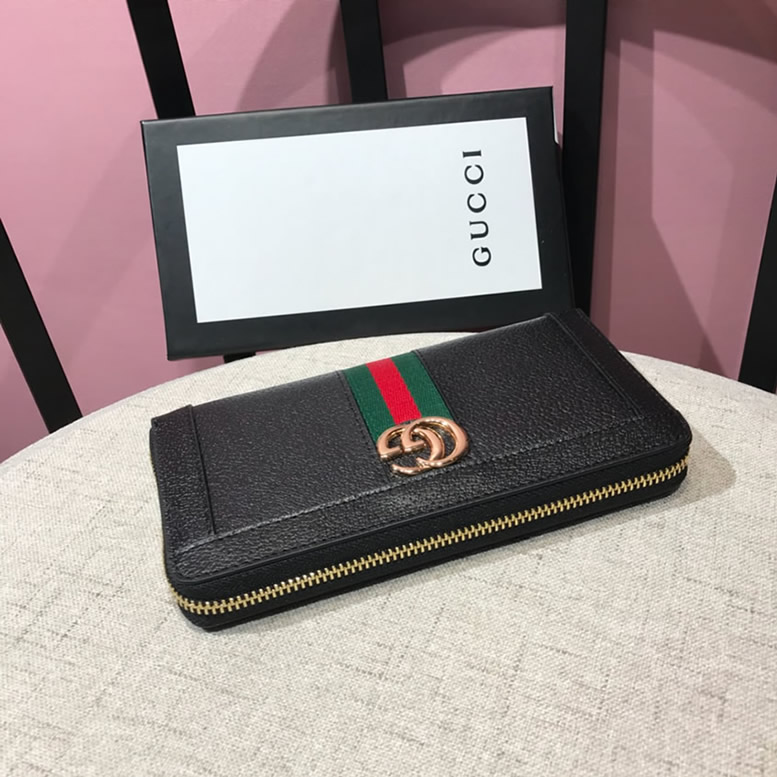 グッチ オフィディア ラウンドファスナー長財布 ブラック Gucci6029 - 画像 (3)
