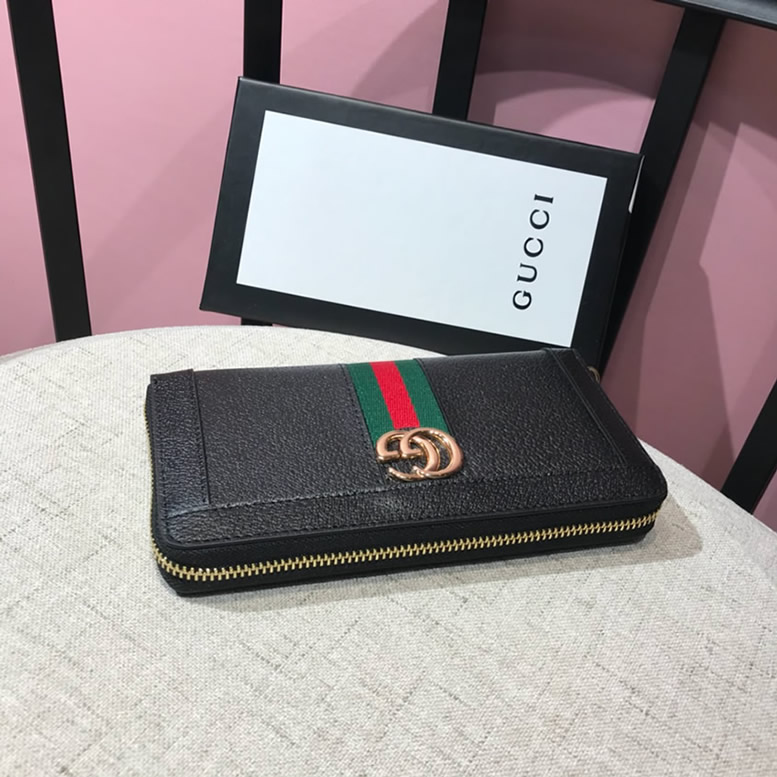 グッチ オフィディア ラウンドファスナー長財布 ブラック Gucci6029 - 画像 (7)