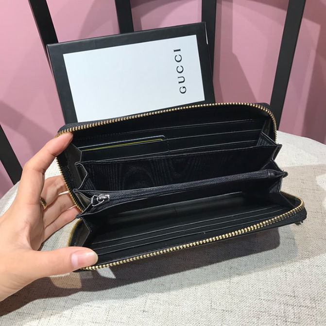 グッチ オフィディア ラウンドファスナー長財布 ブラック Gucci6029 - 画像 (8)