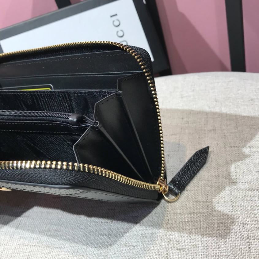 グッチ オフィディア ラウンドファスナー長財布 ブラック Gucci6029 - 画像 (9)