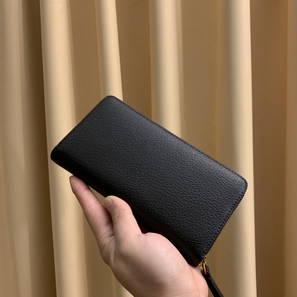 グッチ GGマーモント ラウンドファスナー長財布 ブラック Gucci 6028 - 画像 (6)