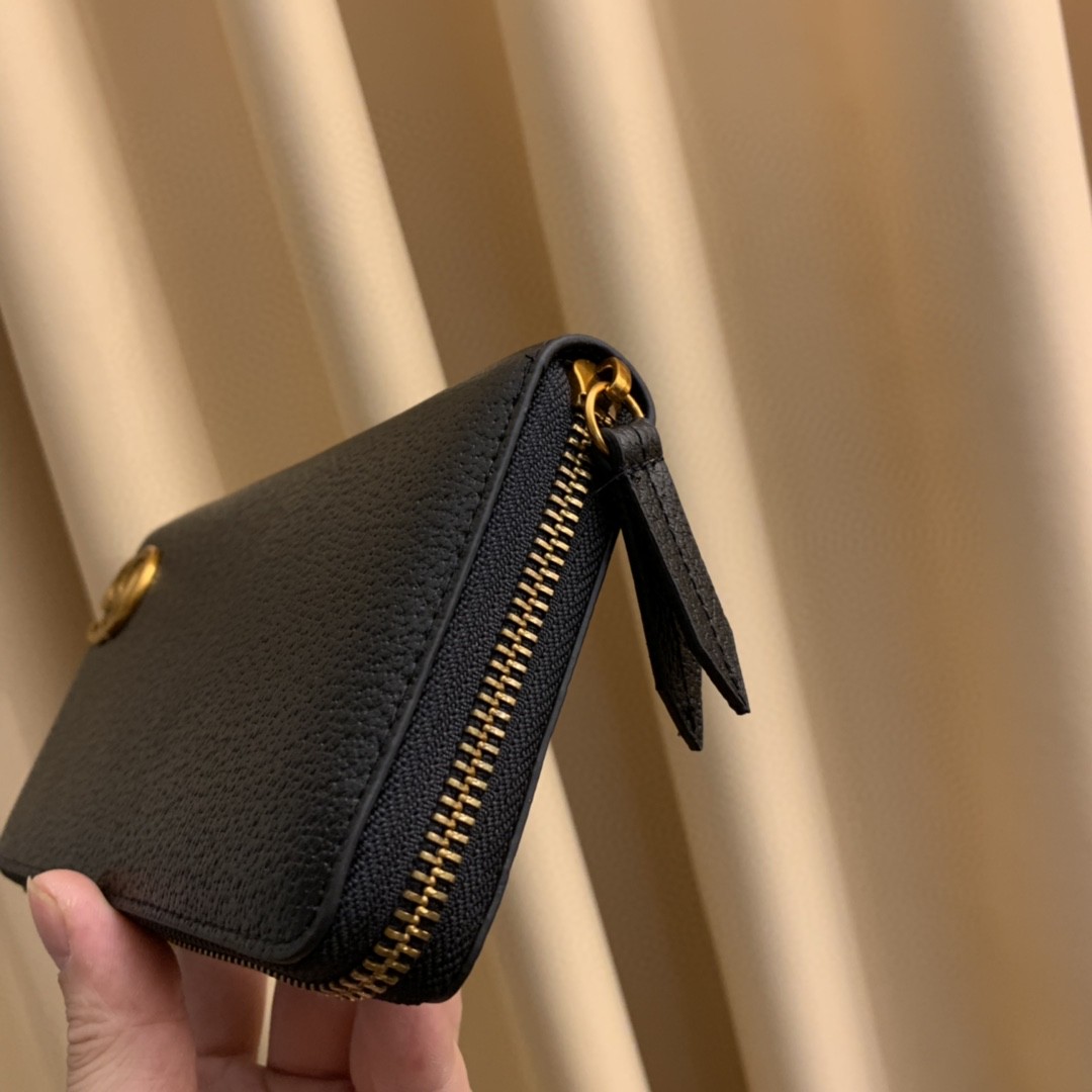 グッチ GGマーモント ラウンドファスナー長財布 ブラック Gucci 6028 - 画像 (8)
