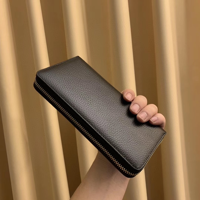 グッチ ロゴプリント ラウンドファスナー長財布 ブラック Gucci6024 - 画像 (6)
