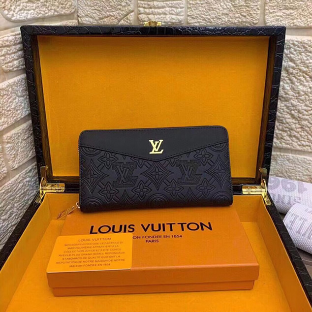 ルイ・ヴィトン モノグラム・エンボス ジッピーウォレット ブラック lv004 - 画像 (6)