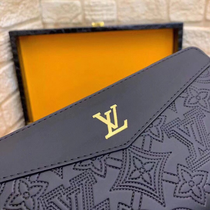 ルイ・ヴィトン モノグラム・エンボス ジッピーウォレット ブラック lv004 - 画像 (7)