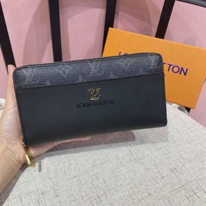 ルイ・ヴィトン モノグラム・エクリプス ジッピーウォレット ブラック LV6123