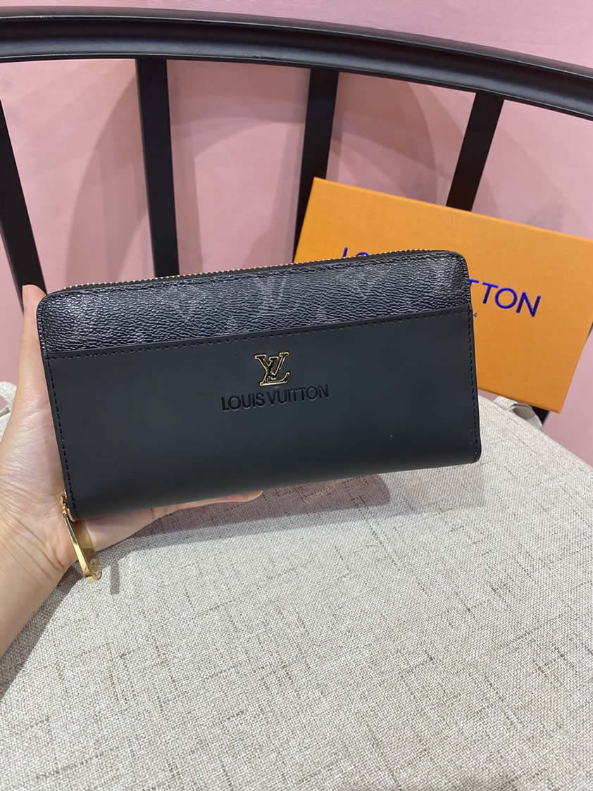 ルイ・ヴィトン モノグラム・エクリプス ジッピーウォレット ブラック LV6123