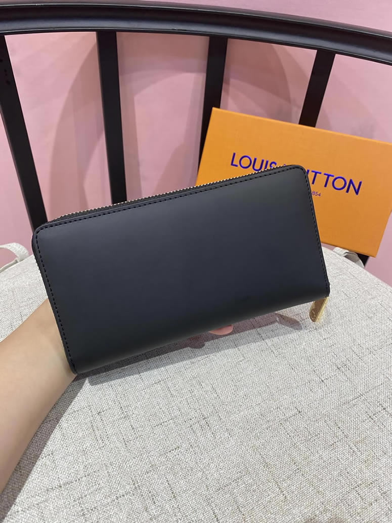 ルイ・ヴィトン モノグラム・エクリプス ジッピーウォレット ブラック LV6123 - 画像 (2)
