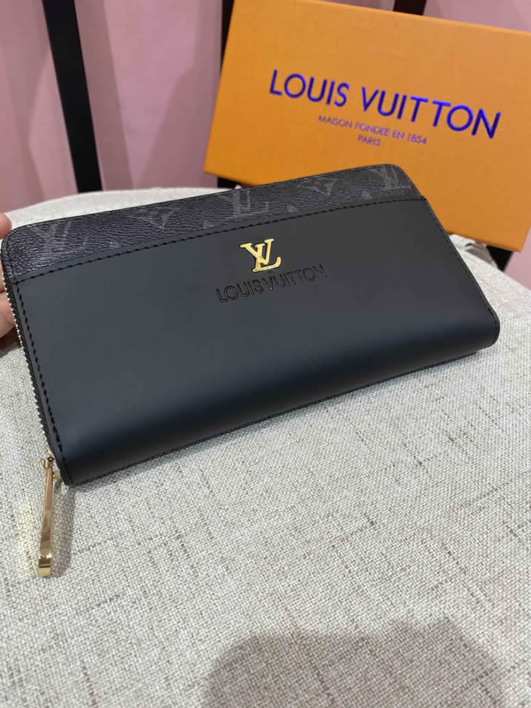 ルイ・ヴィトン モノグラム・エクリプス ジッピーウォレット ブラック LV6123 - 画像 (3)