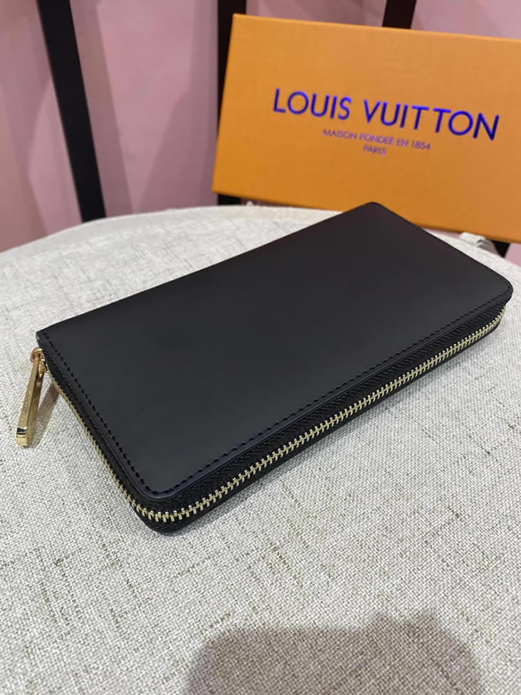 ルイ・ヴィトン モノグラム・エクリプス ジッピーウォレット ブラック LV6123 - 画像 (4)