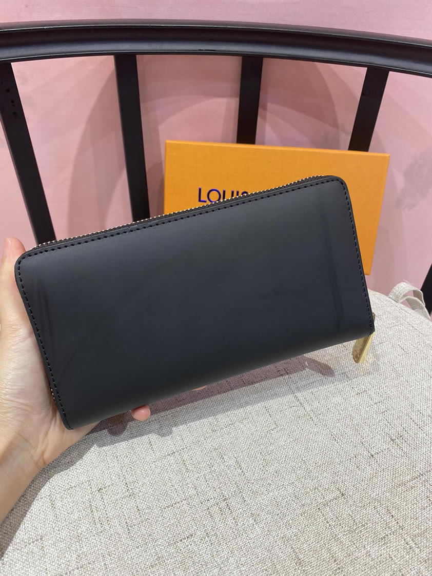ルイ・ヴィトン ダミエ×レザー ジッピーウォレット LV6121 - 画像 (2)