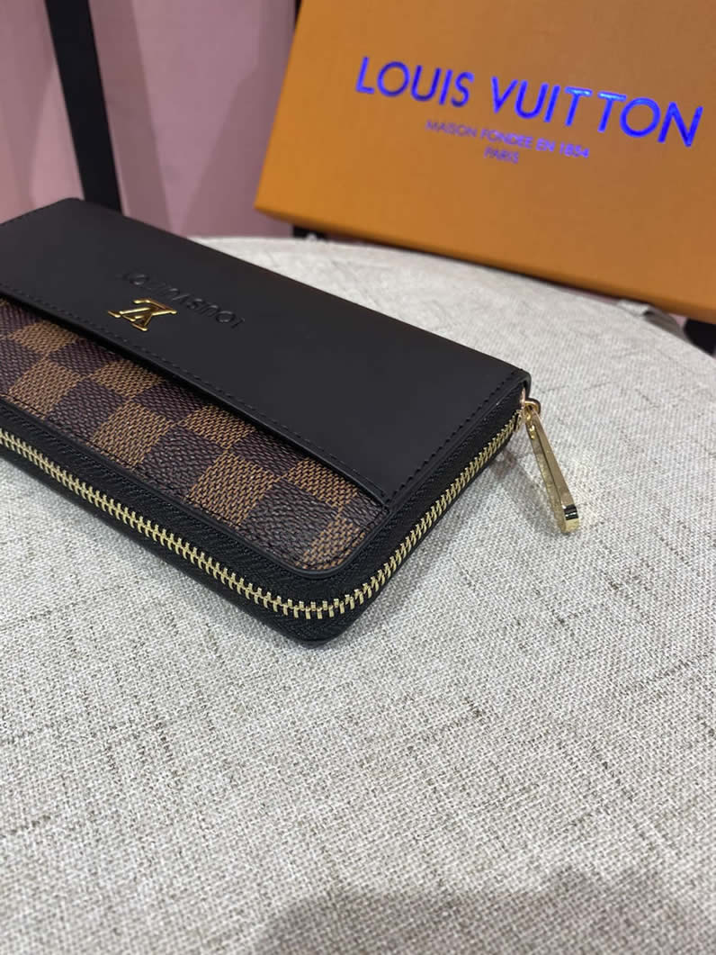 ルイ・ヴィトン ダミエ×レザー ジッピーウォレット LV6121 - 画像 (6)