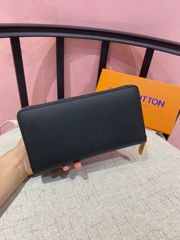 ルイ・ヴィトン ダミエ・グラフィット×レザー ジッピーウォレット LV6124 - 画像 (2)