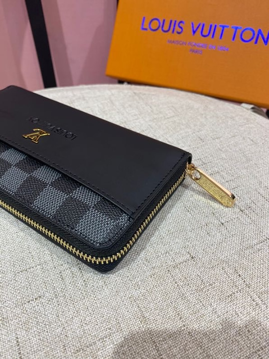 ルイ・ヴィトン ダミエ・グラフィット×レザー ジッピーウォレット LV6124 - 画像 (6)