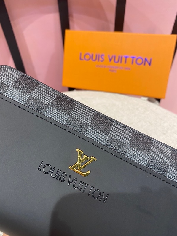 ルイ・ヴィトン ダミエ・グラフィット×レザー ジッピーウォレット LV6124 - 画像 (7)