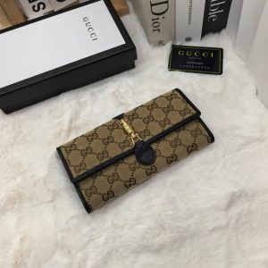 グッチ ジャッキー 1961 GGスプリーム コンチネンタルウォレット 8701