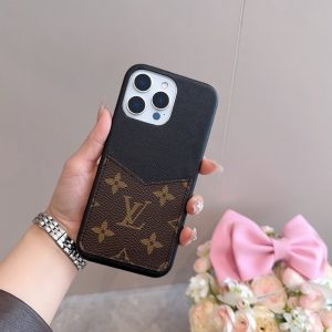 ルイ・ヴィトン iPhone用 モノグラム・キャンバス＆レザー フォンケース  IP043
