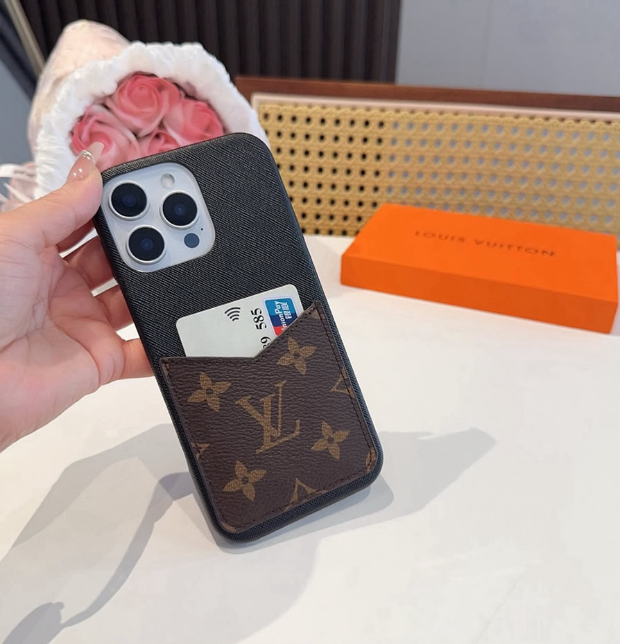 ルイ・ヴィトン iPhone用 モノグラム・キャンバス&レザー フォンケース IP043 - 画像 (5)