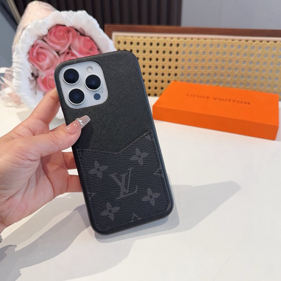 ルイ・ヴィトン iPhone モノグラム・エクリプス キャンバス&レザー フォンケース IP044 - 画像 (4)