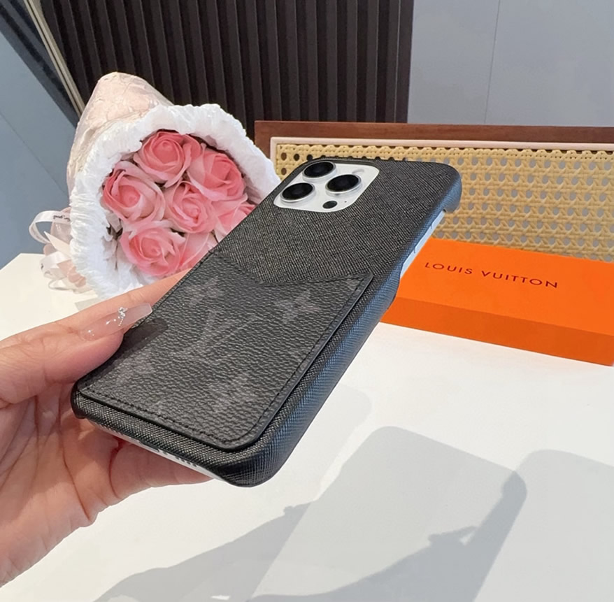 ルイ・ヴィトン iPhone モノグラム・エクリプス キャンバス&レザー フォンケース IP044 - 画像 (7)