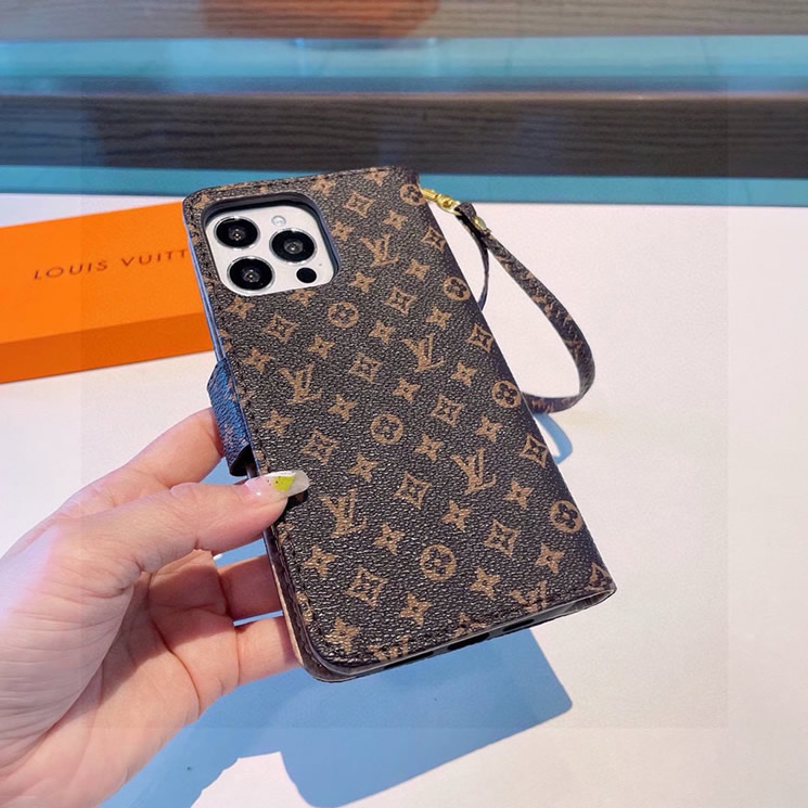 ルイ・ヴィトン iPhone用 モノグラム・キャンバス 手帳型フォンケース IP045 - 画像 (2)