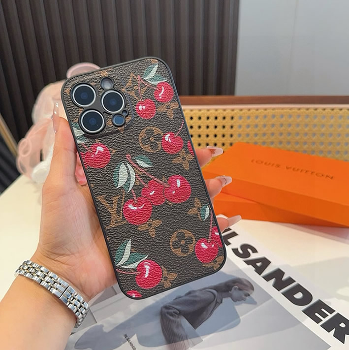 ルイ・ヴィトン iPhone用 モノグラム・キャンバス フォンケース(チェリー) IP059 - 画像 (2)