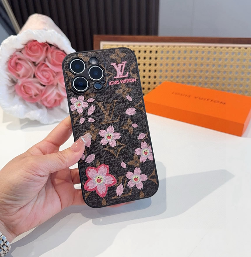 ルイ・ヴィトン iPhone用 モノグラム・キャンバス フォンケース(桜プリント) IP060 - 画像 (3)