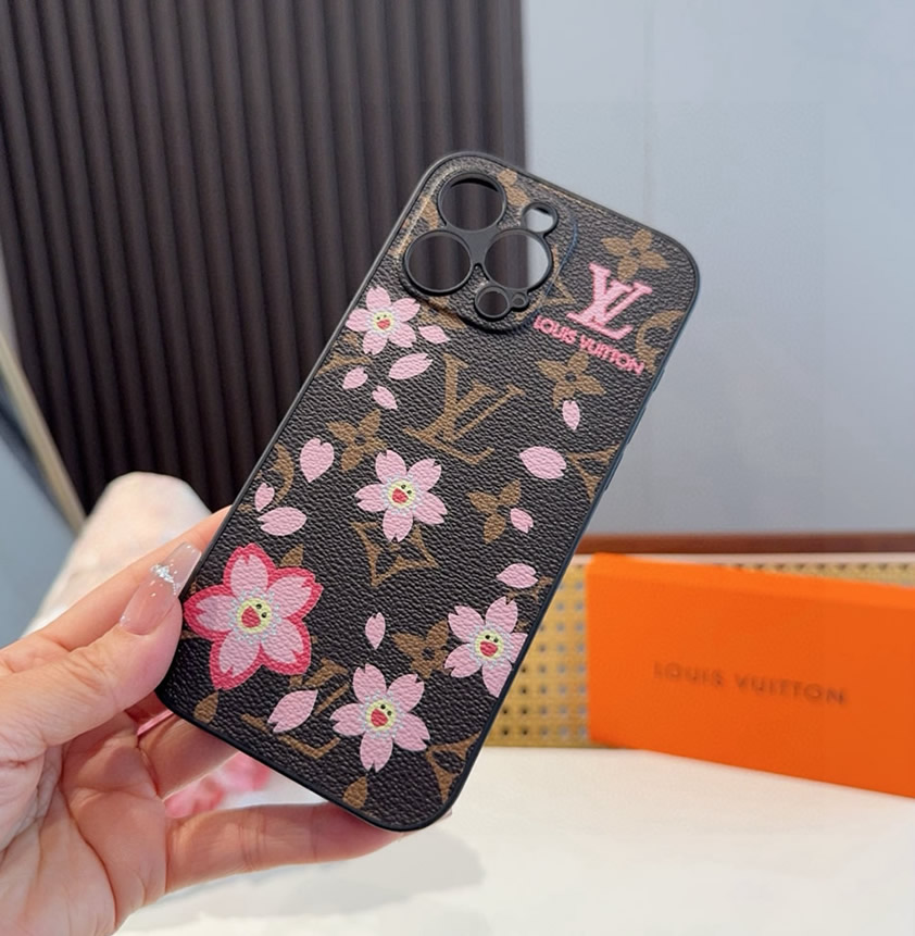 ルイ・ヴィトン iPhone用 モノグラム・キャンバス フォンケース(桜プリント) IP060 - 画像 (5)