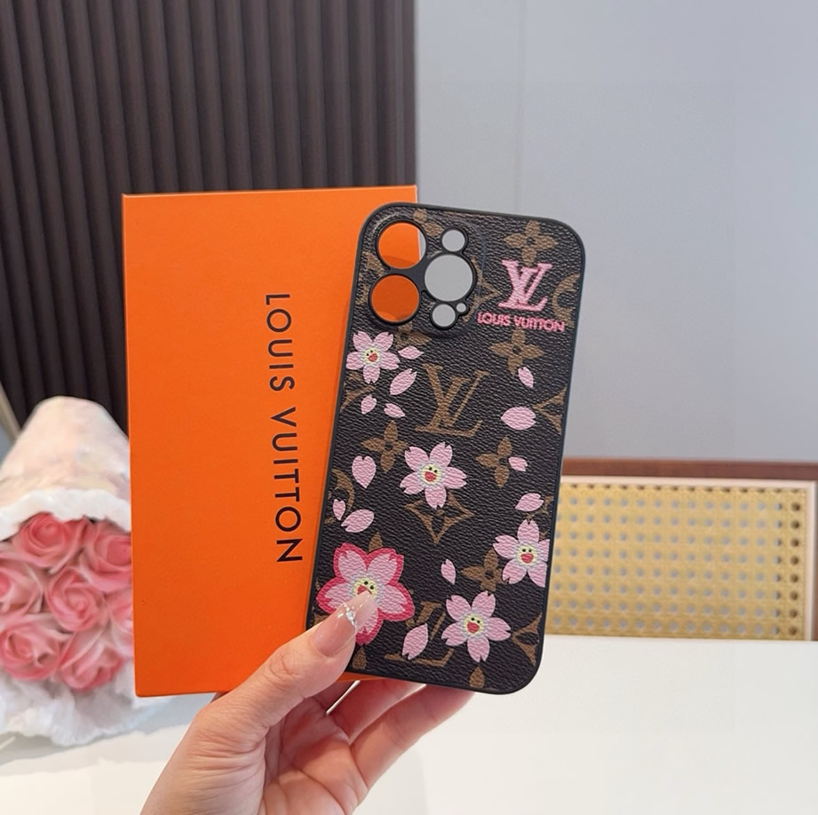 ルイ・ヴィトン iPhone用 モノグラム・キャンバス フォンケース(桜プリント) IP060 - 画像 (6)