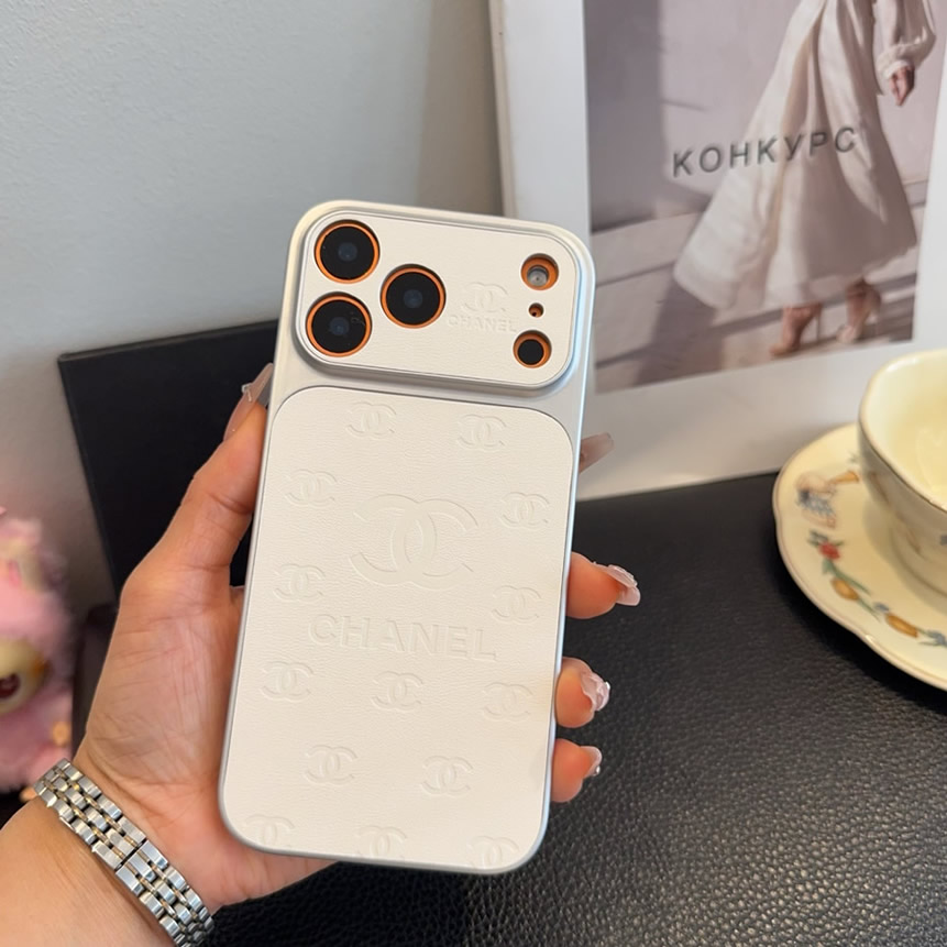 シャネル iPhone用 エンボスCCロゴ フォンケース(ホワイト) IP063 - 画像 (7)