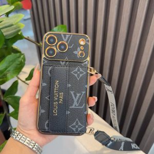 ルイ・ヴィトン iPhone用 モノグラム・エクリプス フォンケース（ストラップ付き）IP064