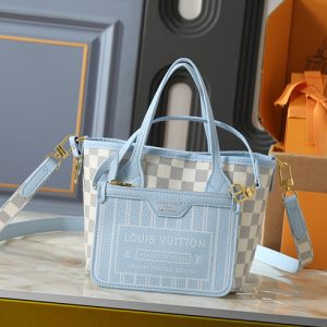 ルイ・ヴィトン ネヴァーフルBB ダミエ・アズール ライトブルー M28375