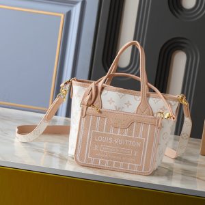ルイ・ヴィトン ネヴァーフルBB モノグラム・アンプラント クリーム&ベージュ M12061
