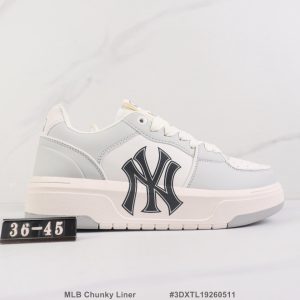 MLB チャンキーライナー ニューヨーク・ヤンキース ホワイト×グレー shoes297