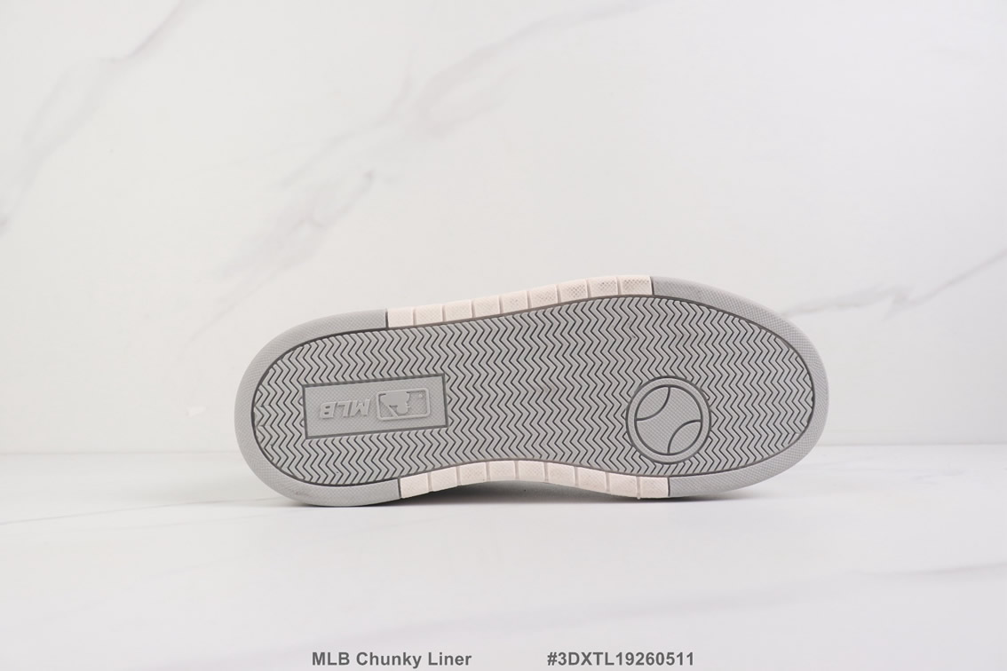 MLB チャンキーライナー ニューヨーク・ヤンキース ホワイト×グレー shoes297 - 画像 (5)
