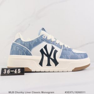 MLB チャンキーライナー クラシック・モノグラム デニムブルー shoes298