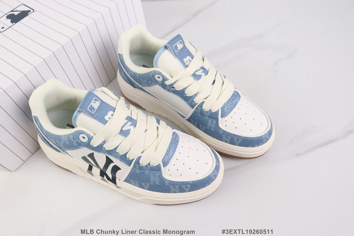 MLB チャンキーライナー クラシック・モノグラム デニムブルー shoes298 - 画像 (7)