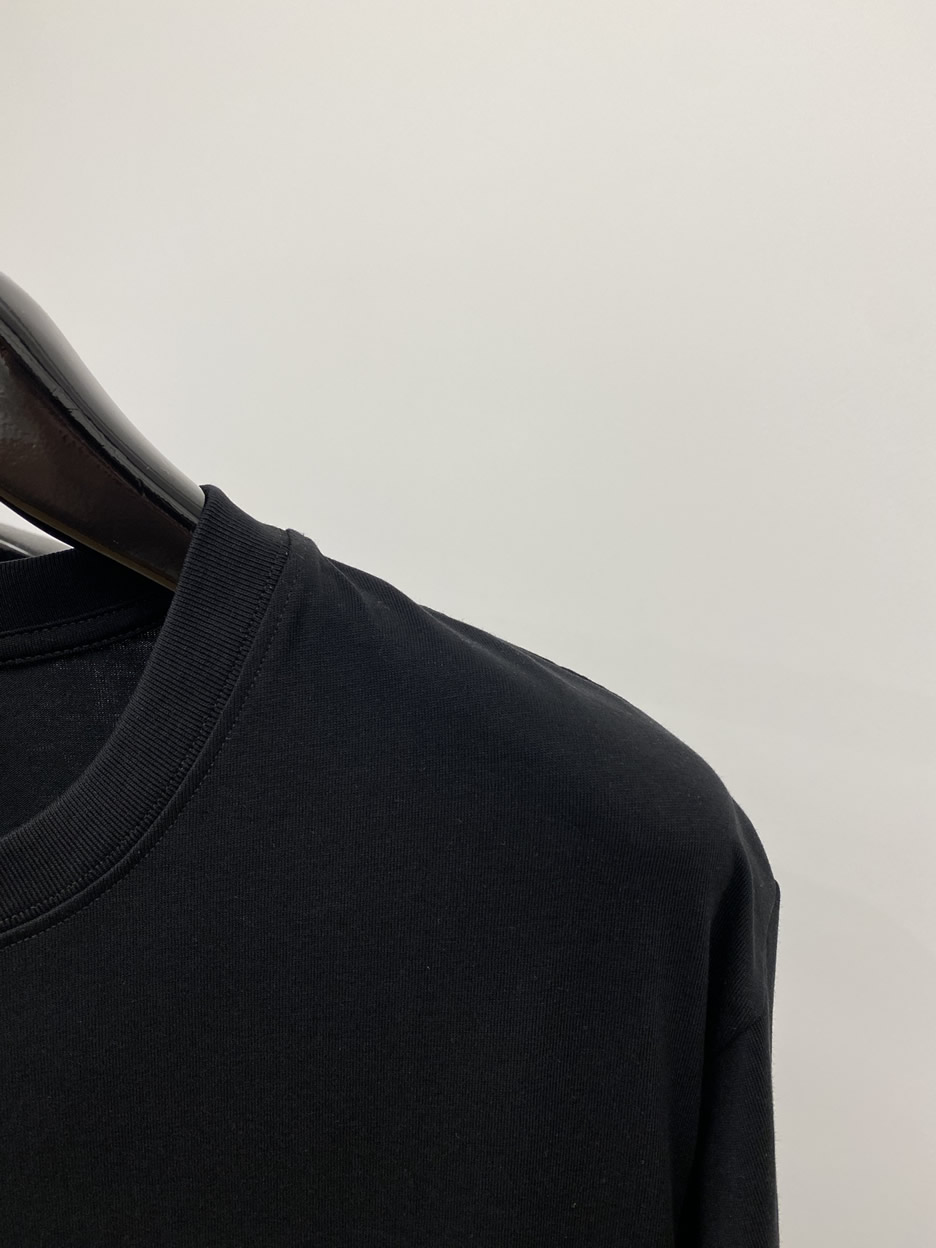 モンクレール × ロックネイション コラボロゴ コットン Tシャツ ブラック FS199 - 画像 (6)