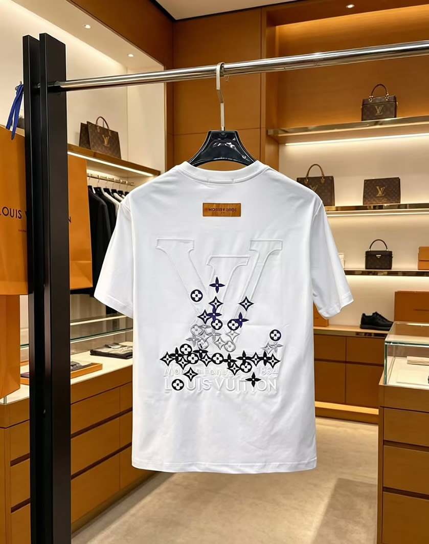 ルイ・ヴィトン モノグラムグラフィティ コットン Tシャツ ホワイト FS244 - 画像 (3)
